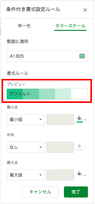 Googleスプレッドシートで条件付き書式を設定する方法 広告運用自動化ツール Roboma ロボマ ブログ