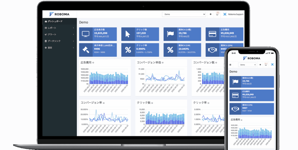 Roboma ダッシュボード